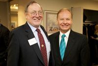 Rep. Don Young (R-Alaska), Chairman for the House Subcommittee on Alaska Native and Indian Affairs, joined TCA President G. Lincoln McCurdy at the Jan. 17 reception