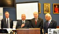 Members of Congress at the Reception: Steve Stivers (R-OH), Gene Green (D-TX), Steve Chabot (R-OH) and Bill Pascrel (D-NJ)