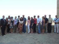 Congressional staff delegation at Bellapais Abbey in Northern Cyprus